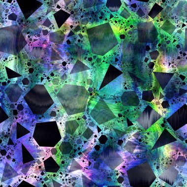 Terrazzo kaplamalı kusursuz soyut renk damlaları