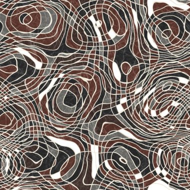 Yazdırma için kusursuz soyut çizgi coğrafi deseni