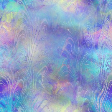 Parmak izi için kusursuz yanardöner gökkuşağı ışık deseni