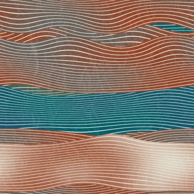 Parmak izi için kusursuz doğal peyzaj tepesi deseni