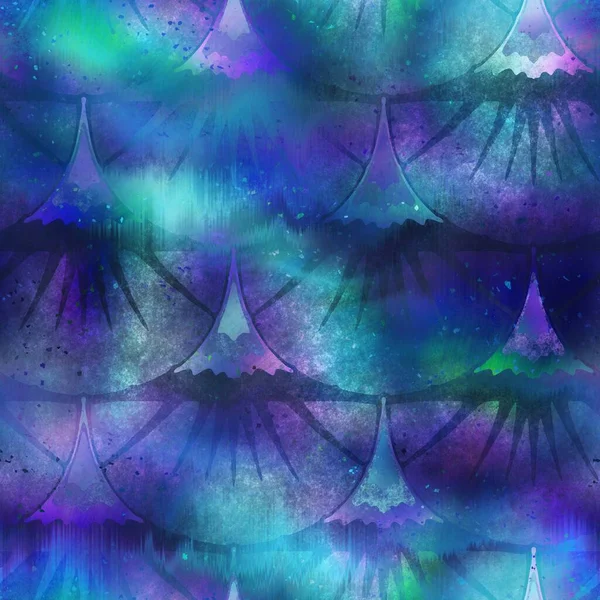 Sömlös regnbågens skimrande ljusmönster för tryck — Stockfoto