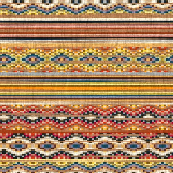 Impression sans couture de motif de pixel carré de tapis Kilim — Photo