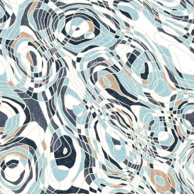 Yazdırma için kusursuz soyut çizgi coğrafi deseni