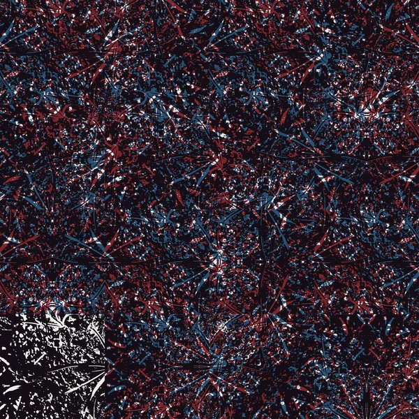 赤青黒白のシームレスなテクスチャパターン — ストック写真