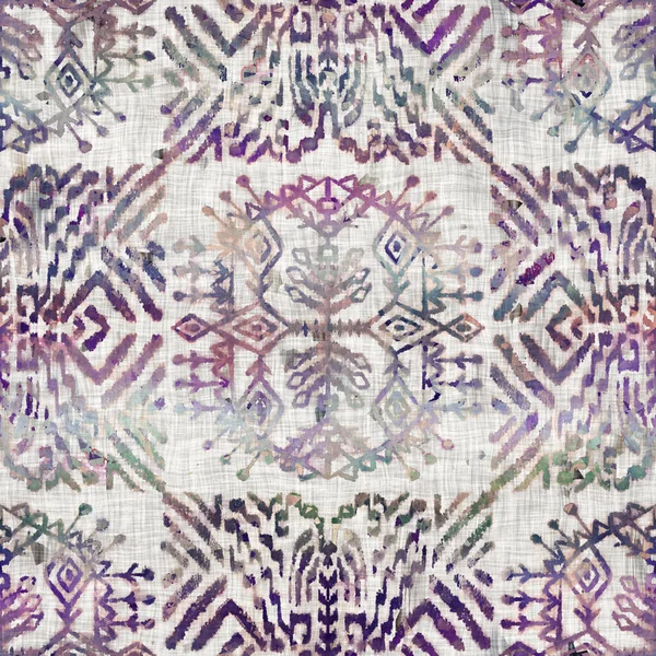 Varrat nélküli lila és krém texturált minta nyomat — Stock Fotó