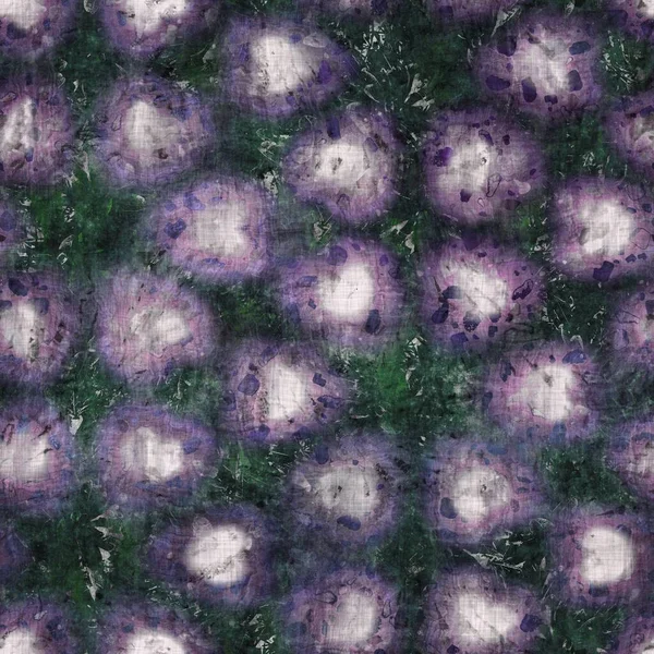 Dunkles, stimmungsvolles lila und grünes nahtloses Muster — Stockfoto