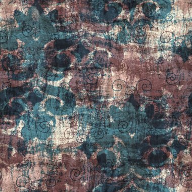 Kusursuz mavi krem ve donanma yüzey deseni