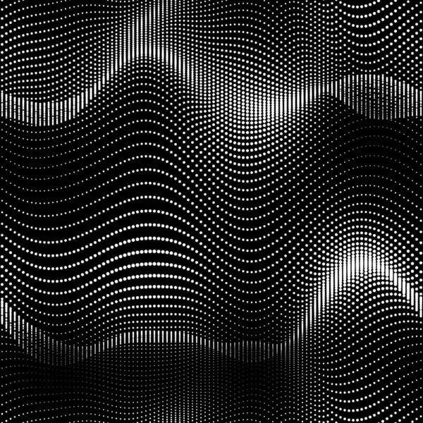 Naadloze golvende reeks van stippen patroon voor print of digitaal gebruik — Stockfoto