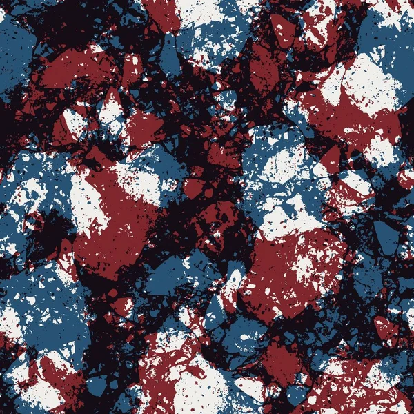 Seamless texture pattern in red blue black white — Stock Photo, Image