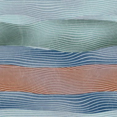 Parmak izi için kusursuz doğal peyzaj tepesi deseni