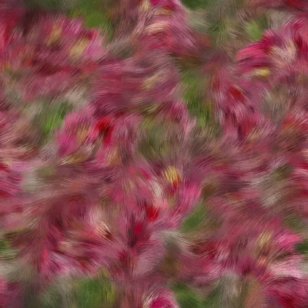 Sömlösa faux digital målade blommönster tryck — Stockfoto