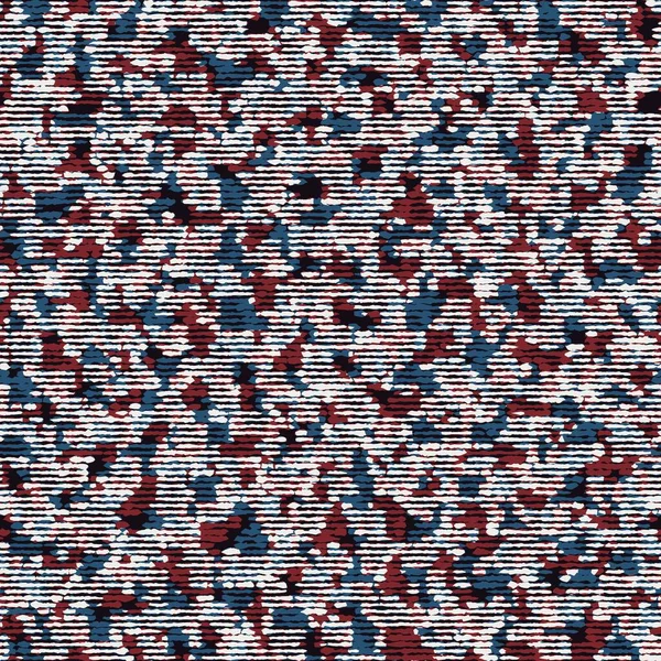 Bezešvé geo vzor v červené modré černé bílé — Stock fotografie