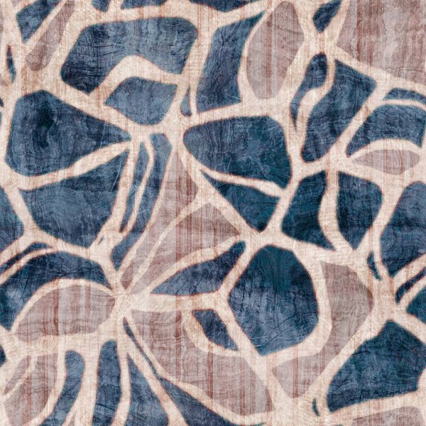 Seamless grungy tribal ethnic rug motif pattern.