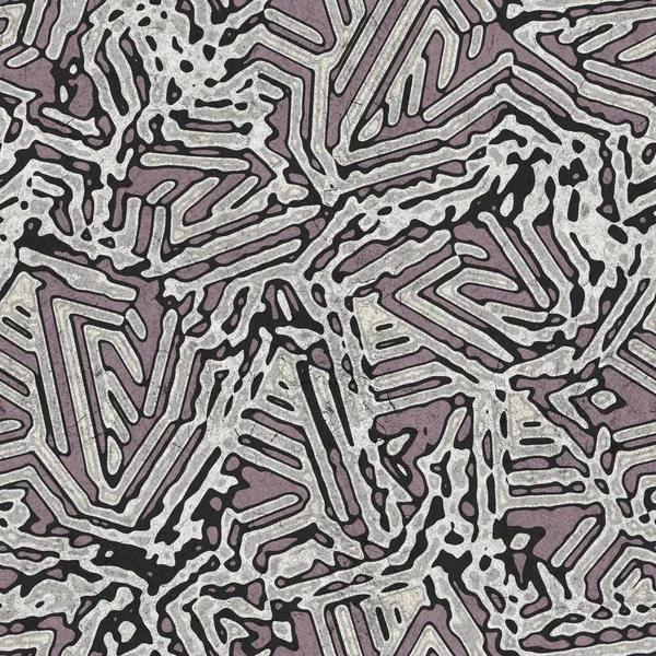 Seamless funky grungy pattern motif for print