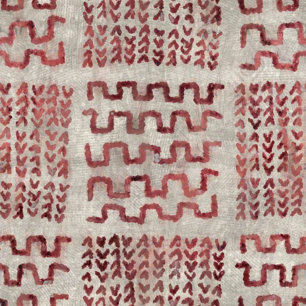 털 이 없는 부족 특유의 양탄자 모티프 무늬. — 스톡 사진