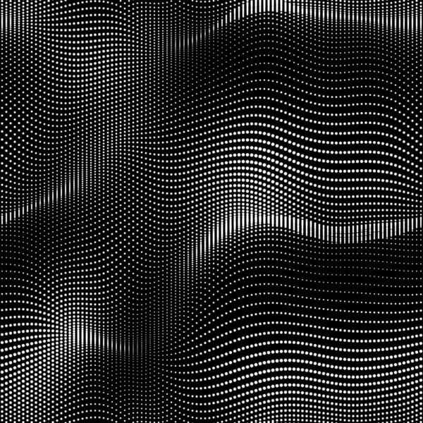 Zökkenőmentes hullámú pontokból álló minta nyomtatott vagy digitális használatra — Stock Fotó