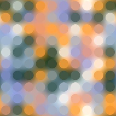 Yazdırma için bulanık gradyan arkaplan üzerindeki dairesel noktaların kusursuz deseni veya ızgarası