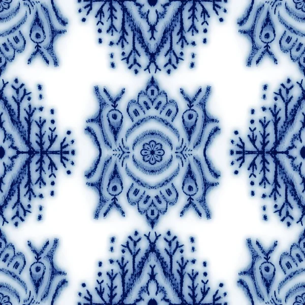 Kusursuz mavi ve beyaz seramik tasarım — Stok fotoğraf