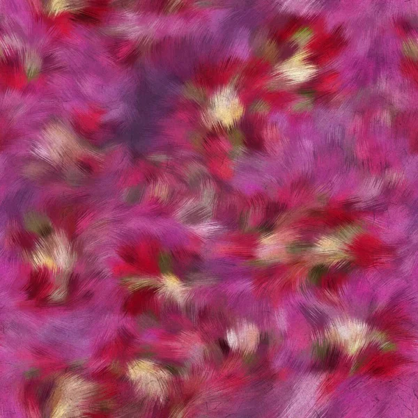 Sömlösa faux digital målade blommönster tryck — Stockfoto