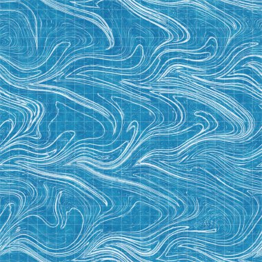 Tekstil ve baskı için kusursuz parlak mavi şablon