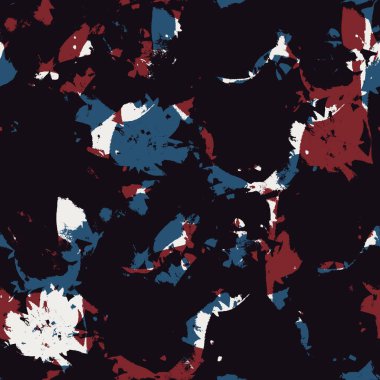 Kırmızı mavi beyaz ile kusursuz soyut desen