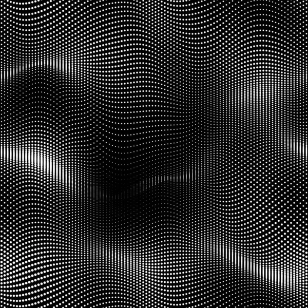 Naadloze golvende reeks van stippen patroon voor print of digitaal gebruik — Stockfoto