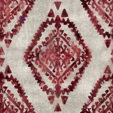 Kusursuz pasaklı kabile etnik halı motifi.