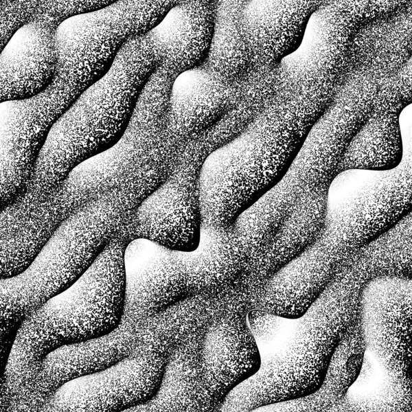 Seamless noise splatter pointillism wavy swatch — Stok Foto