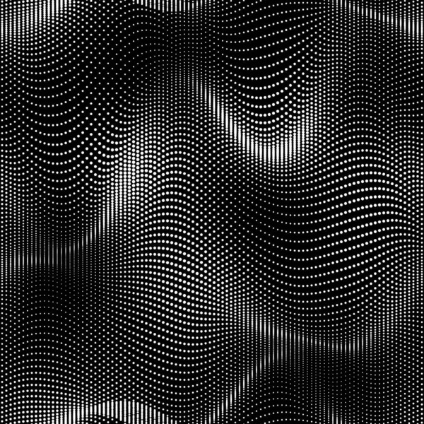Seamless wavy array of dots pattern for print or digital use — Stock Photo, Image