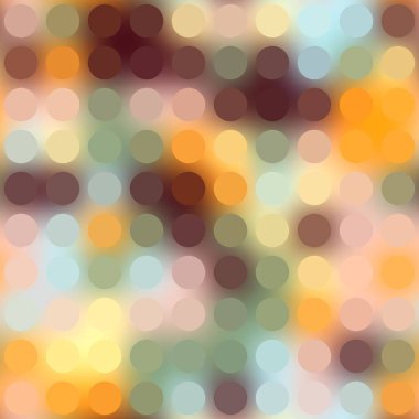 Yazdırma için bulanık gradyan arkaplan üzerindeki dairesel noktaların kusursuz deseni veya ızgarası