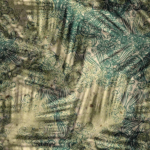 Botanik yaprak gölgelerinin kusursuz soyut baskısı