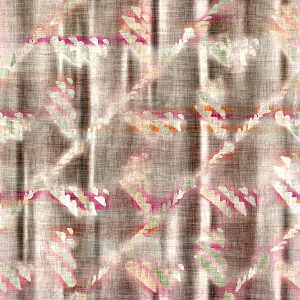 Échantillon de motif batik pastel sans couture pour impression avec des motifs abstraits dessinés à la main — Photo