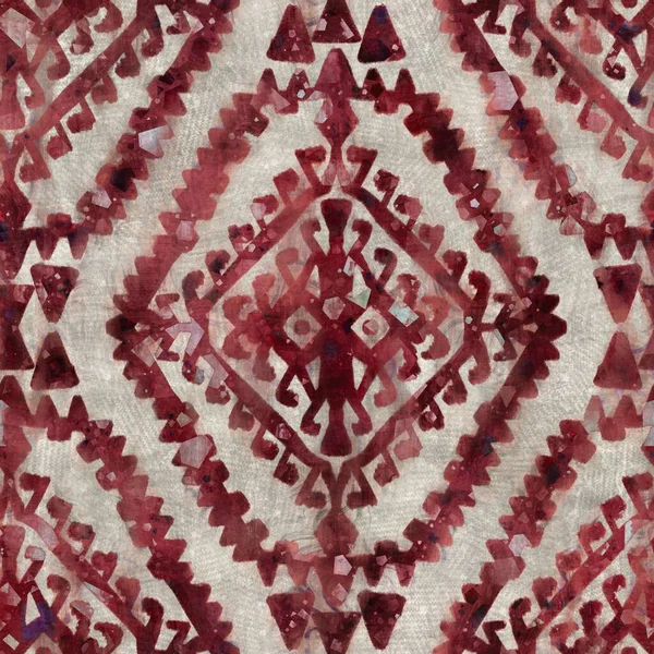 Płynny grungy plemienne etniczne dywan wzór. — Zdjęcie stockowe