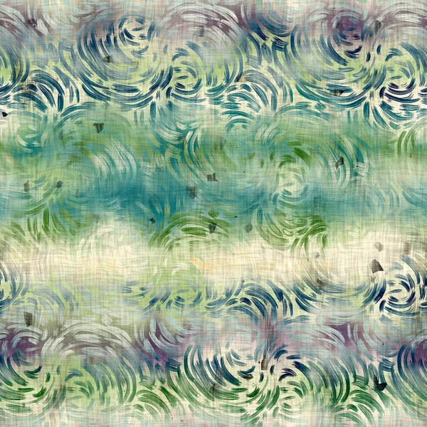 Échantillon de motif de surface batik sans couture pour impression dans des couleurs pastel fraîches — Photo