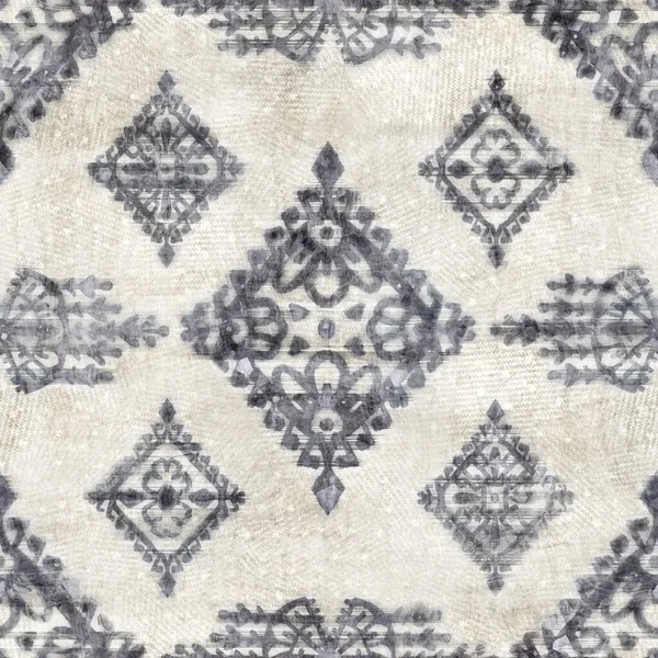 Motif de tapis ethniques tribaux sans couture grognement. — Photo