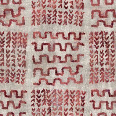 Kusursuz pasaklı kabile etnik halı motifi.