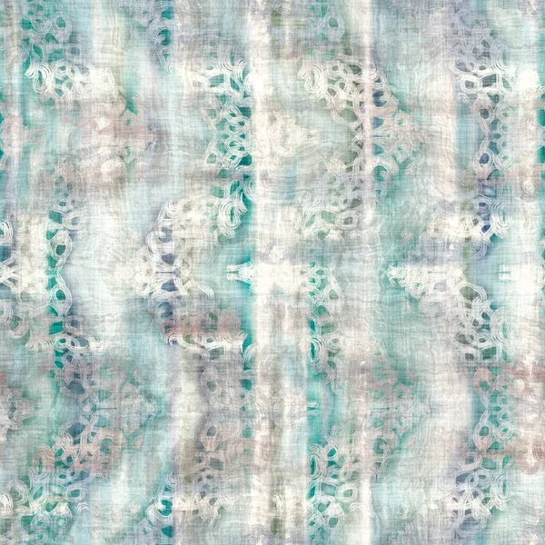 Seamless pastel batik pattern swatch for print with abstract hand drawn motifs