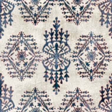 Kusursuz pasaklı kabile etnik halı motifi.