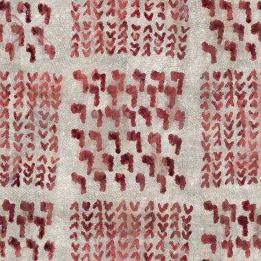 Kusursuz pasaklı kabile etnik halı motifi.