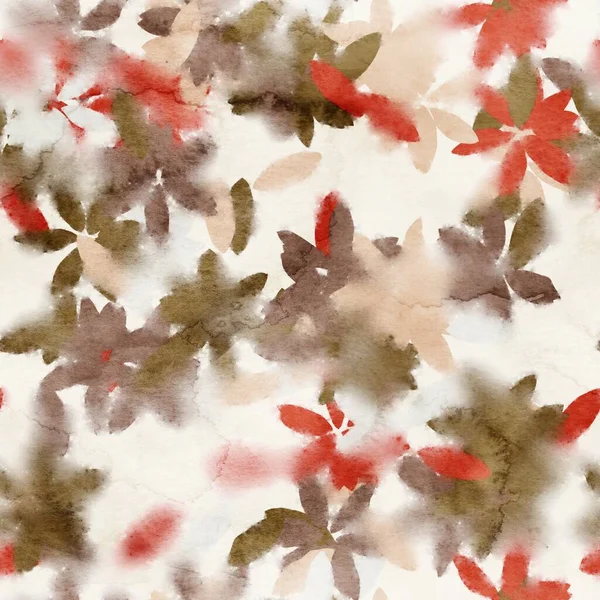 Nahtloses Aquarell florales trendiges schickes Muster für den Oberflächendruck. — Stockfoto