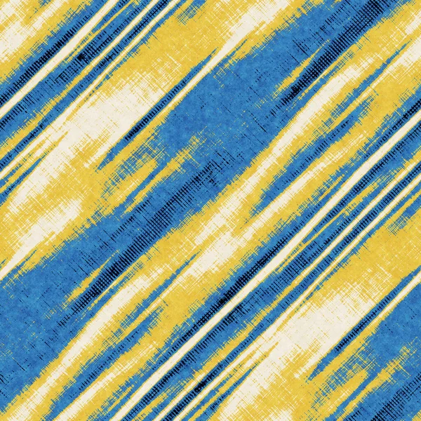 Seamless abstract vibrant blue and yellow pattern for print — Stock Photo, Image