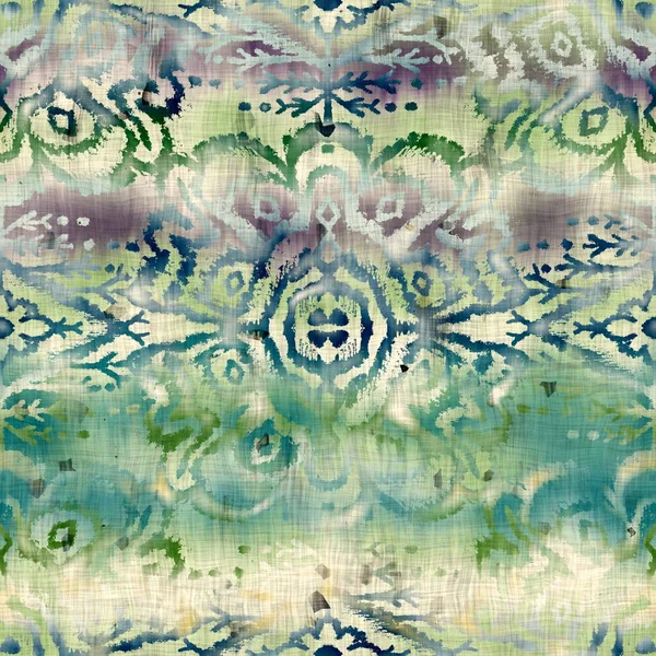 Seamless batik surface pattern swatch for print in cool pastel colors