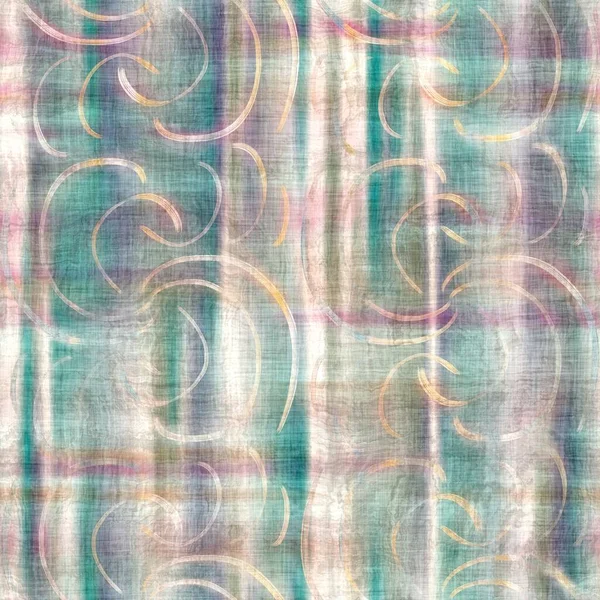 Soyut el çizimi motifleri ile baskı için kusursuz pastel batik desen örneği — Stok fotoğraf