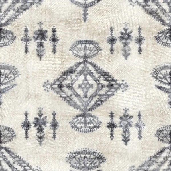 Motif de tapis ethniques tribaux sans couture grognement. — Photo