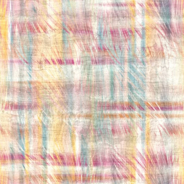 Seamless pastel batik pattern swatch for print with abstract hand drawn motifs