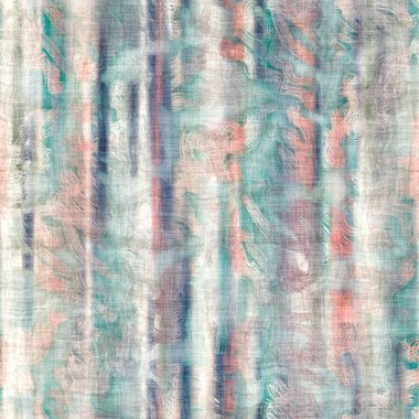 Soyut el çizimi motifleri ile baskı için kusursuz pastel batik desen örneği