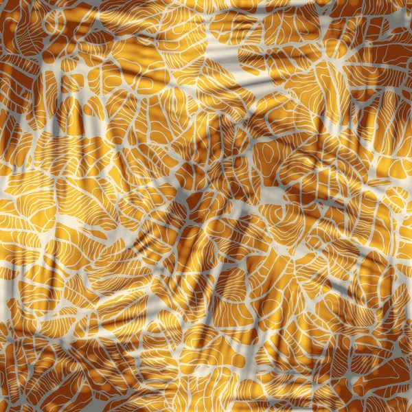 Бесшовный абстрактный отпечаток ботанических теней листьев — стоковое фото