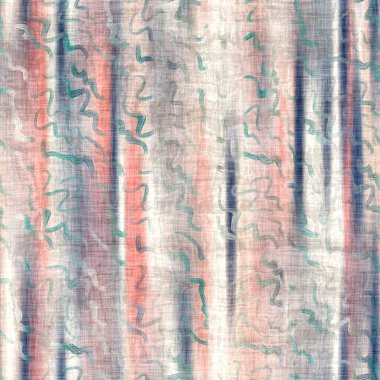 Soyut el çizimi motifleri ile baskı için kusursuz pastel batik desen örneği