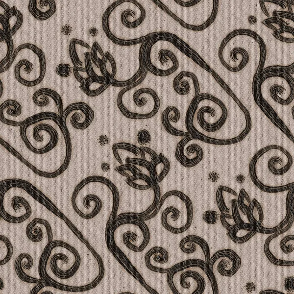 Diseño de patrón de mezclilla de color neutro bronceado sin costuras para imprimir — Foto de Stock