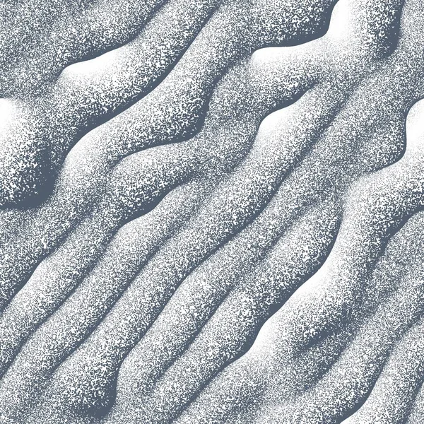 Nahtloser Geräuschspritzer Pointillismus wellenförmiges Muster Swatch — Stockfoto
